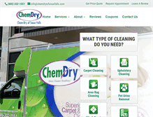 Tablet Screenshot of chemdryofsiouxfalls.com